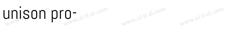 unison pro字体转换